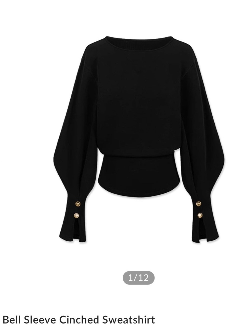 Commense Bell Sleeve Sweater.